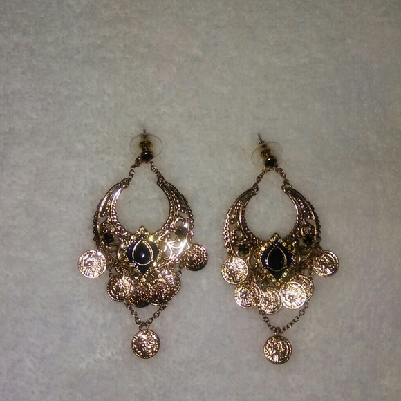 Gold plated earrings - Picture 2 of 4